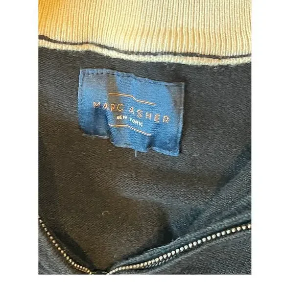 Marc Asher 1/4 Zip Sweater Mens S - Picture 3 of 3